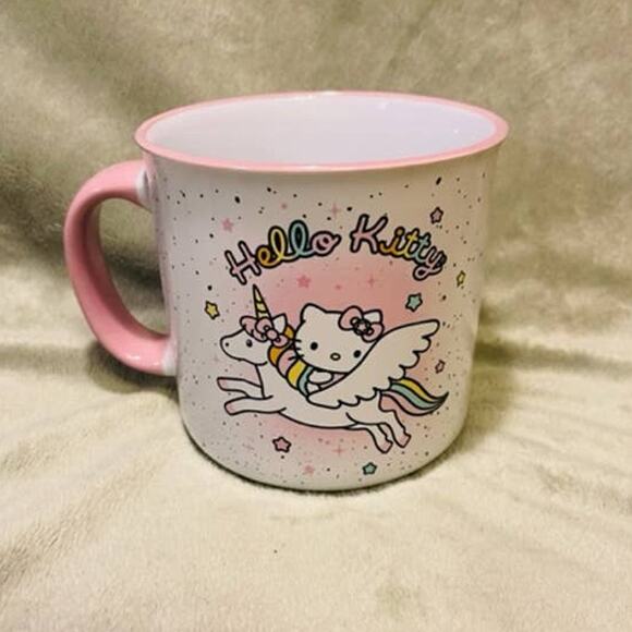 Hello Kitty Flying Unicorn Large 20oz Coffee Mug-NEW - Picture 3 of 6